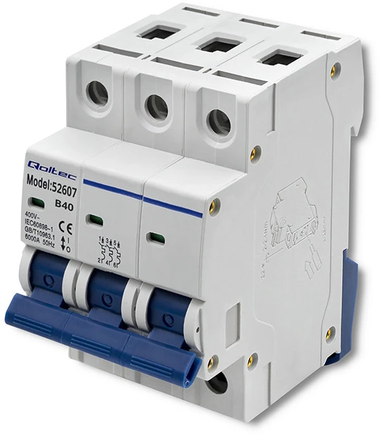 Qoltec Perkrovos grandinės saugiklis B40 40A 3P