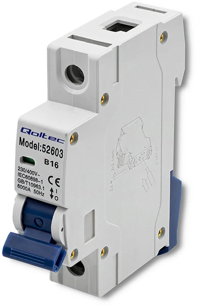 Qoltec pertraukiklis B16 16A 1P AC
