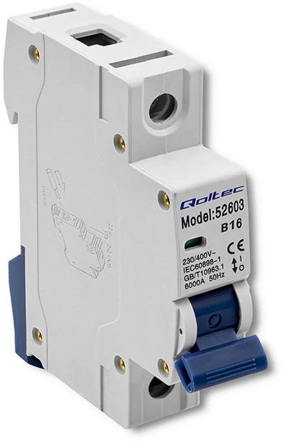 Qoltec pertraukiklis B16 16A 1P AC