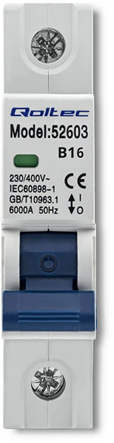 Qoltec pertraukiklis B16 16A 1P AC