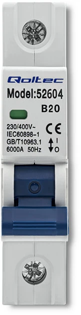 Qoltec pertraukiklis B20 20A 1P AC