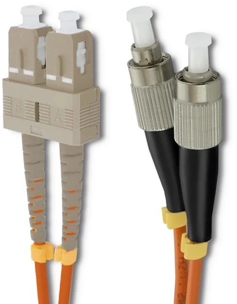 Qoltec Pluošto optinio kabelis SC/UPC-FC/UPC OM2 5m
