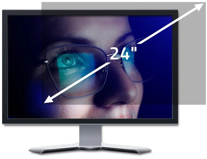 Qoltec 51061 Privatumo filtras 24" | 16:10