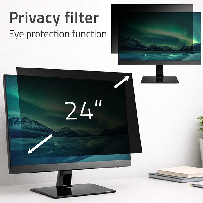 Qoltec Privatumo filtrai RODO | 27'' | 16:9