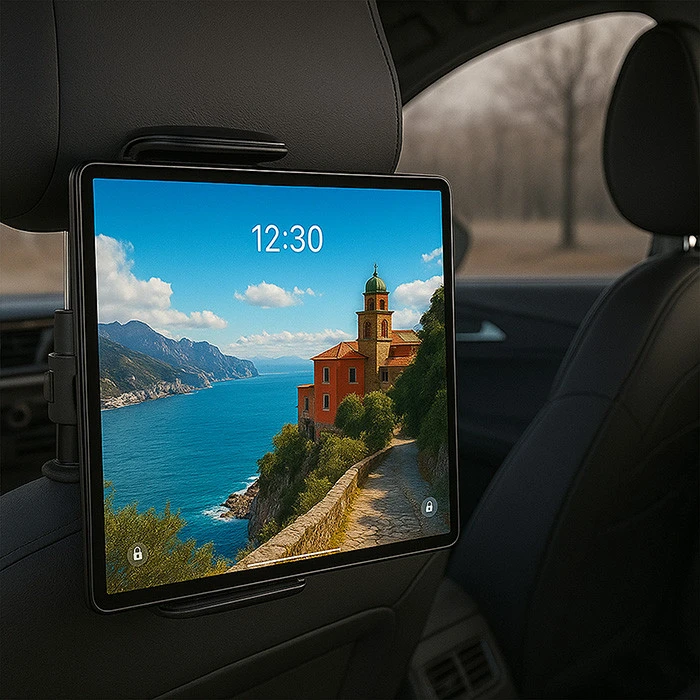 QOLTEC 51223 Automobilinis laikiklis planšetiniam kompiuteriui 7-15 colių priekinio stiklo laikiklis