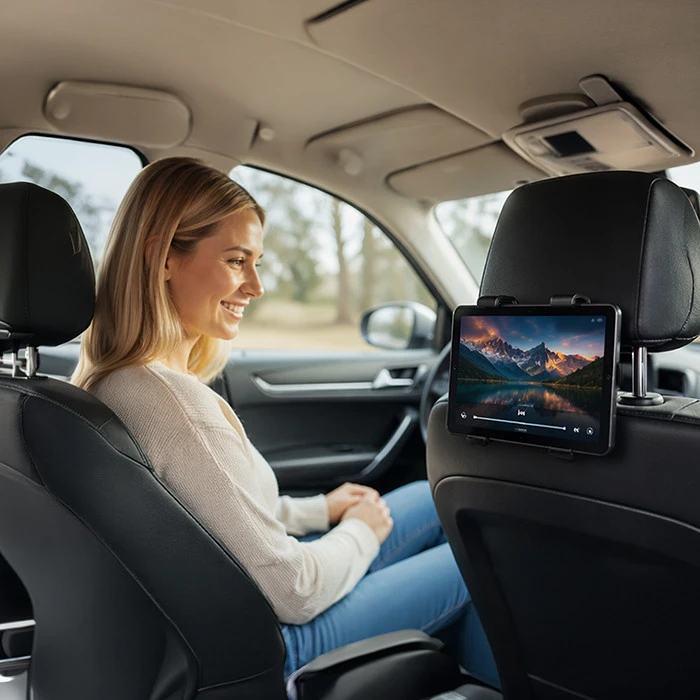 QOLTEC 51224 Automobilinis laikiklis planšetiniam kompiuteriui 7-10,1 colio priekinio stiklo laikiklis