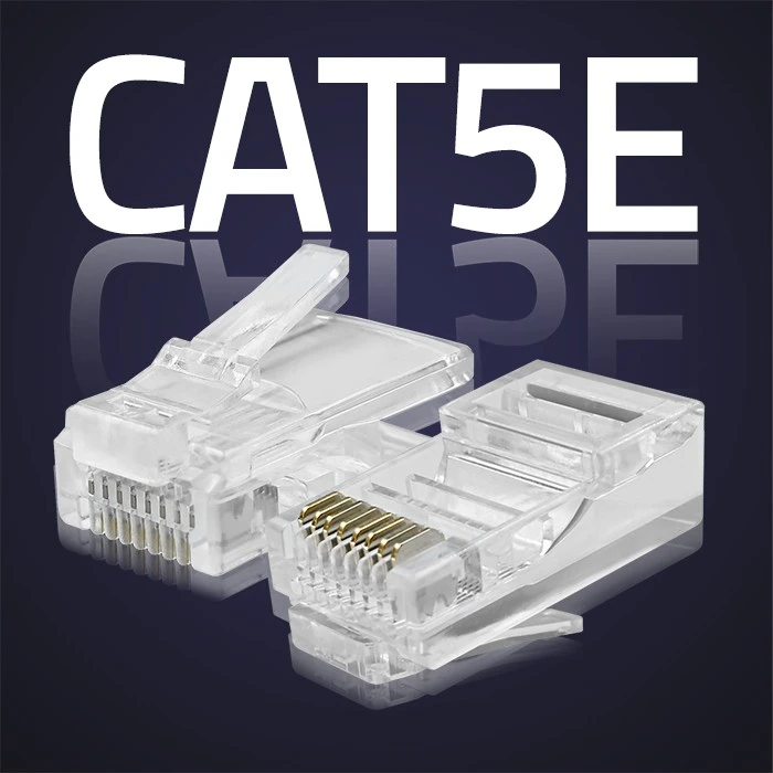 Qoltec RJ45 perėjimo jungtis CAT5e UTP auksuotos kontaktai 10 vnt