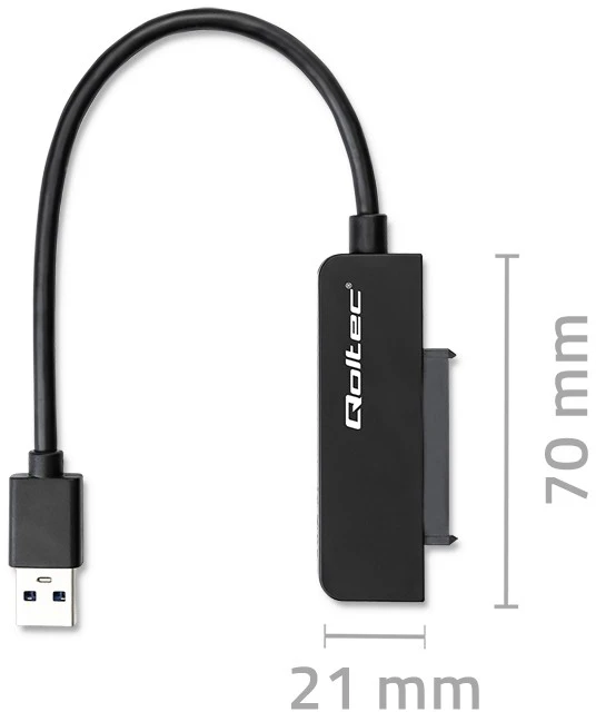 Qoltec Adapteris sata 52268