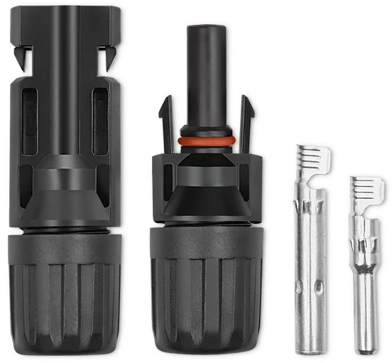Qoltec saulės jungtis MC4 1000V vyr. + mot. 10 vnt