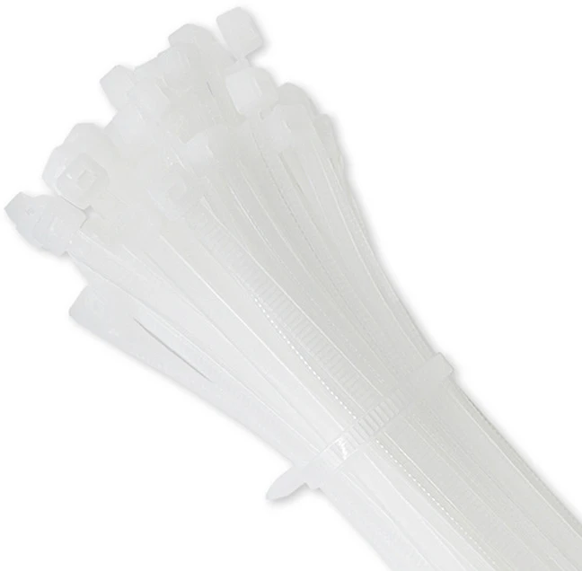 QOLTEC 52217 Zippers Qoltec 7.2 300 50szt nylon UV Baltas