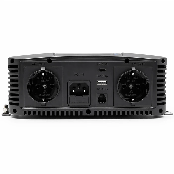 Qoltec Pure Sine Wave | 12V na 230V | 2000/4000W | UPS BYPASS