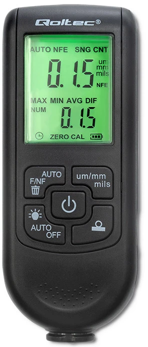 QOLTEC 50630 Dangos storio matuoklis su LCD / 0 / 2000um