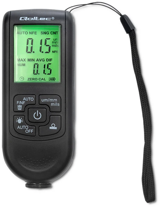 QOLTEC 50630 Dangos storio matuoklis su LCD / 0 / 2000um