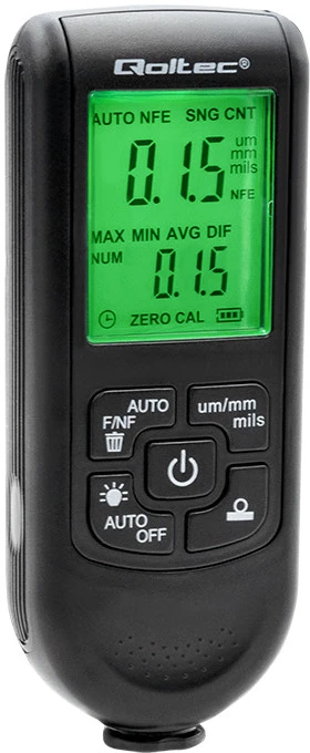 QOLTEC 50630 Dangos storio matuoklis su LCD / 0 / 2000um