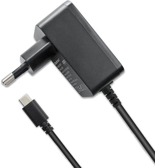 Qoltec Super FAST PD įkroviklis Raspberry PI 4 USB-C 15W 5V 3A juodas