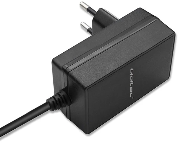 Qoltec Įkroviklis Super FAST PD do Raspberry PI 5 | USB-C | 27W | 5.1V | 5A | Juoda