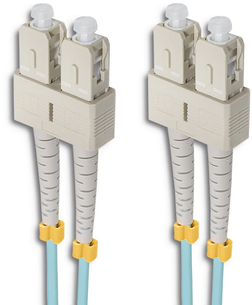 Qoltec SC/UPC - SC/UPC | Multimode | 50/125 | OM4 | Duplex | 5m