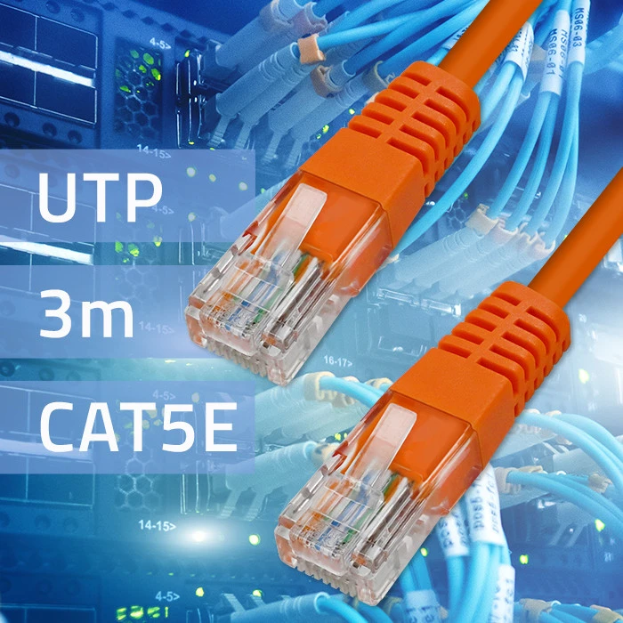 QOLTEC Cable Patchcord Crossover CAT5E UTP 3m