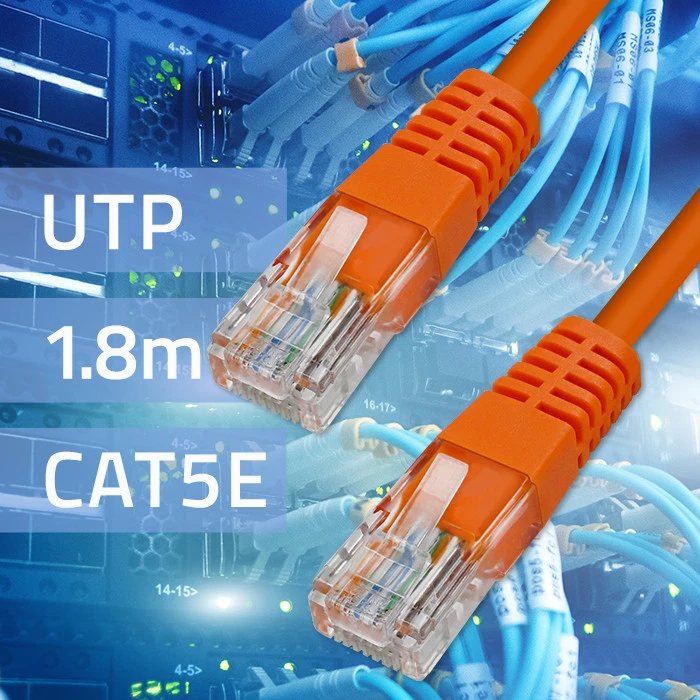 QOLTEC Cable Patchcord Crossover CAT5E UTP 1,8m