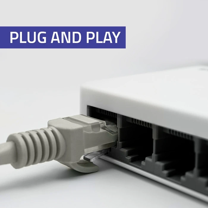 Šakotuvas Qoltec 52246 Tinklo jungiklis 8 x RJ45 prievadas | 100Mbps | LAN