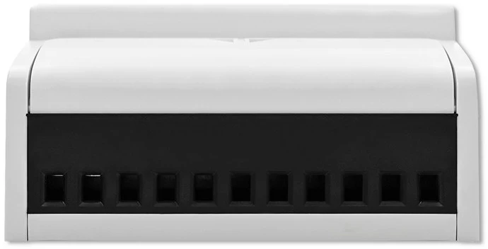 „Qoltec“ 3 fazių dvikryptis elektroninis skaitiklis | Energijos skaitiklis, montuojamas ant DIN bėgelio | 400 V | 100 A | LCD | 4P