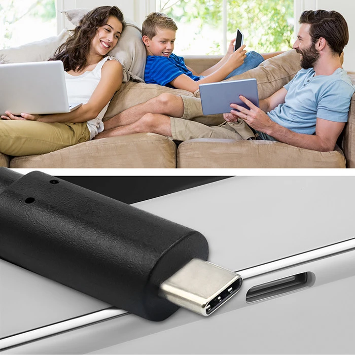 Qoltec 120W Turbo PD | 5-28V | 3-4.5A | USB-C | Nešiojamas kompiuteris | Išmanusis telefonas | Juoda