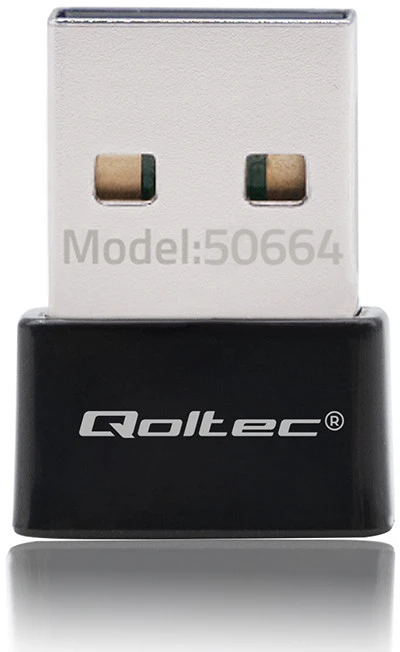 Qoltec Ultrafast mini belaidis USB Wi-Fi adapteris AC 650Mbps