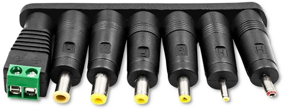 QOLTEC 51736 Universalus maitinimo adapteris 30W 7 priedai + maitinimo laidas
