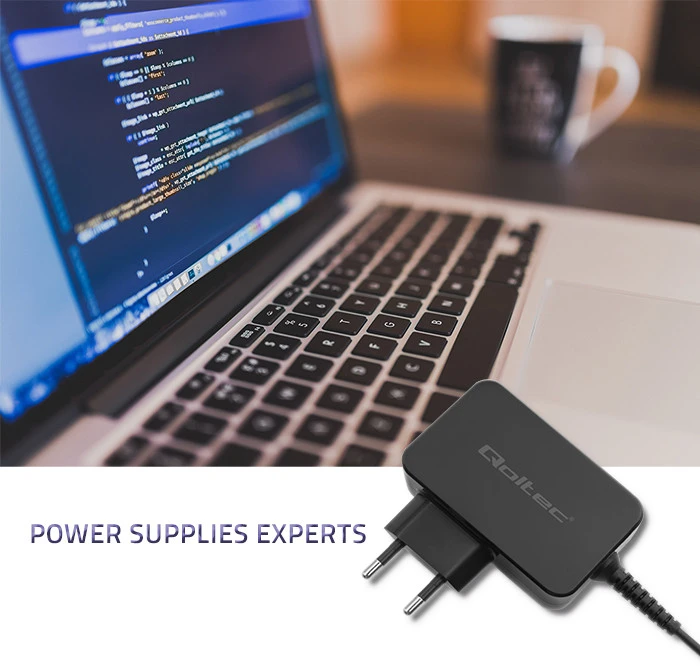 QOLTEC 51736 Universalus maitinimo adapteris 30W 7 priedai + maitinimo laidas