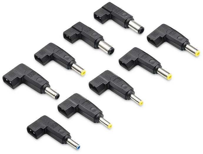 QOLTEC 50011 Universalus maitinimo adapteris 65W 8 kištukai + maitinimo laidas