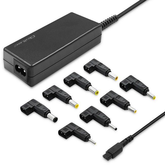 QOLTEC 51527 Universalus maitinimo adapteris 45W 8 kištukai + maitinimo laidas