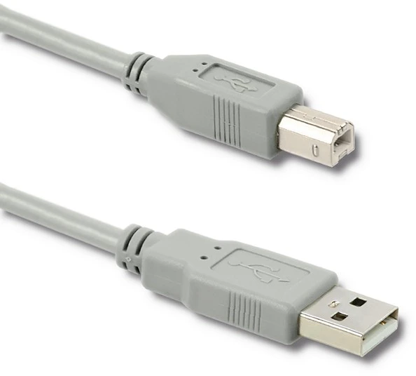 QOLTEC 50393 Qoltec kabelis USB 2.0 A tipo kištukas USB B kištukas 0,19 m