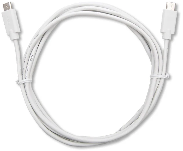 QOLTEC 52346 USB 2.0 kabelis C tipo kištukas USB 2.0 C tipo kištukas 2m Baltas