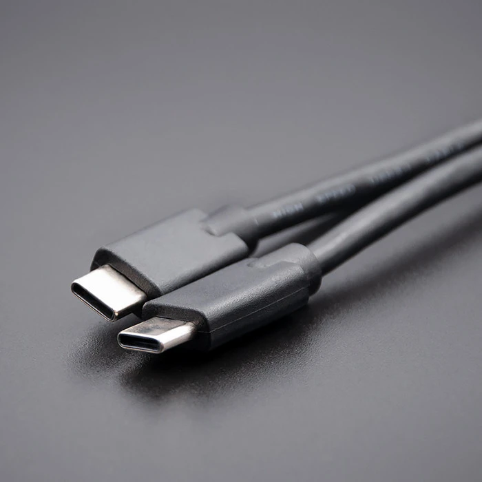 QOLTEC 52348 USB 2.0 cable type C male USB 2.0 type C male 3m Juodas