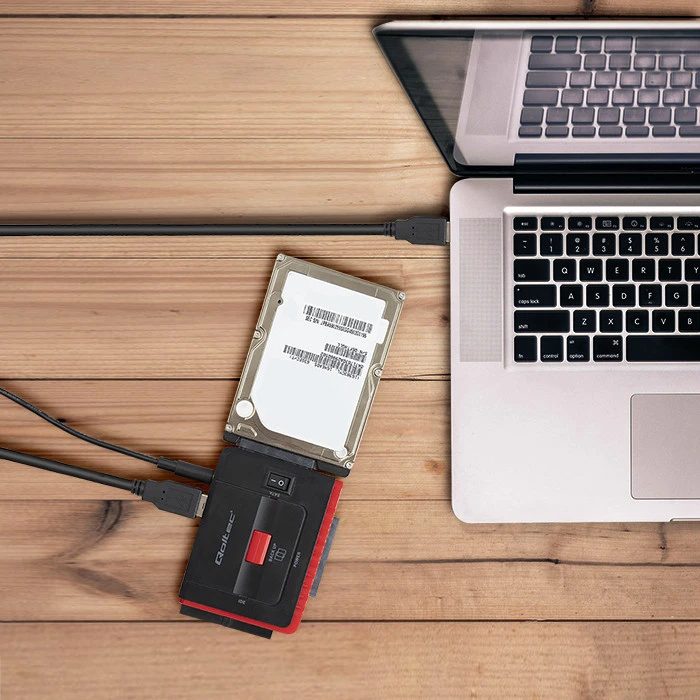 QOLTEC 50645 adapteris USB 3.0 prie IDE SATA III
