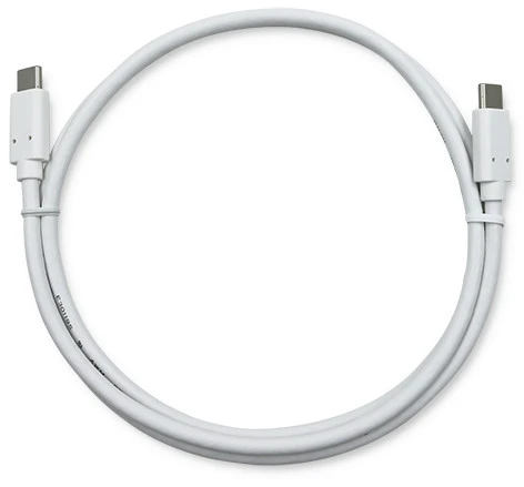 QOLTEC 50508 Kabelis USB 3.1 tipo C kištukas USB 3.1 tipo C kištukas 1m Baltas