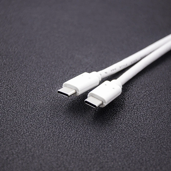QOLTEC 50508 Kabelis USB 3.1 tipo C kištukas USB 3.1 tipo C kištukas 1m Baltas