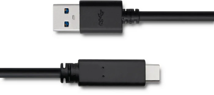 QOLTEC 50363 USB 3.1 type C male cable USB 3.0 A male 1.8m Juodas