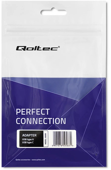 Qoltec USB A į USB C adapteris