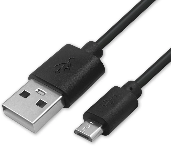 Qoltec USB A vyr. – micro USB B vyr. kabelis 1 m