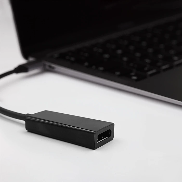 QOLTEC 50377 USB 3.1 adapteris C tipo vyriškas / DP moteriškas 4K 23cm
