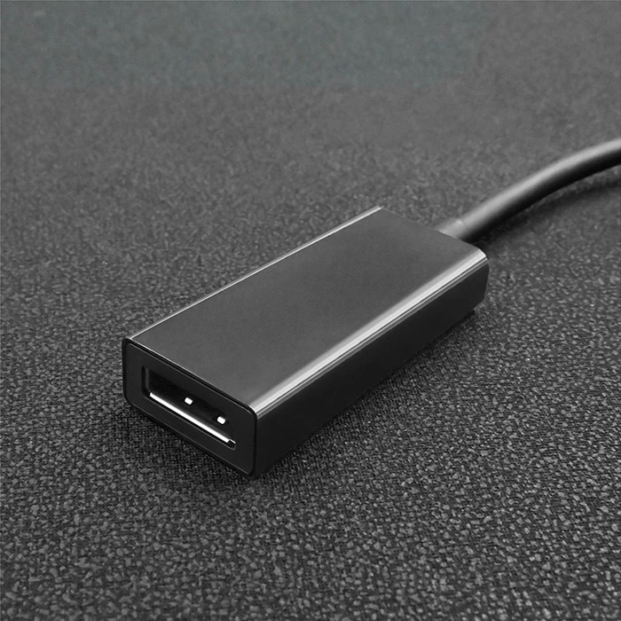 QOLTEC 50377 USB 3.1 adapteris C tipo vyriškas / DP moteriškas 4K 23cm