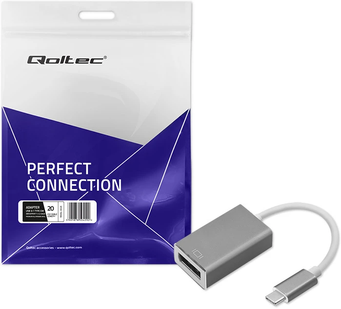 Qoltec Adapteris USB 3.1 type -C