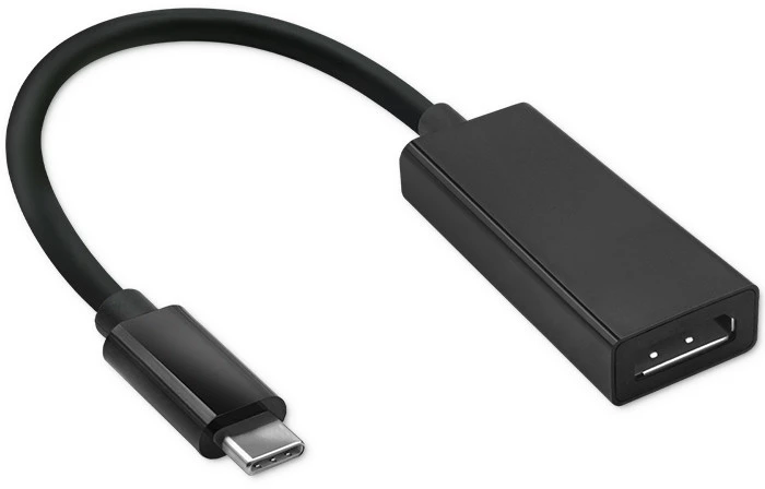 QOLTEC 50377 USB 3.1 adapteris C tipo vyriškas / DP moteriškas 4K 23cm