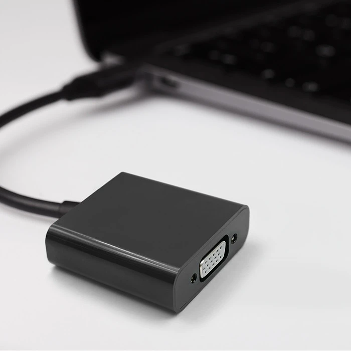 QOLTEC 50376 USB 3.1 adapteris C tipo vyriškas / VGA moteriškas 1080P 23cm