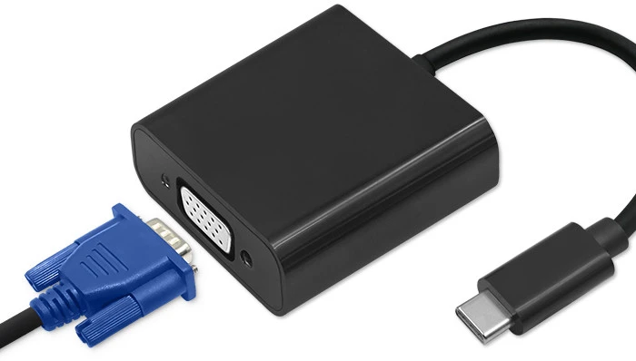 QOLTEC 50376 USB 3.1 adapteris C tipo vyriškas / VGA moteriškas 1080P 23cm