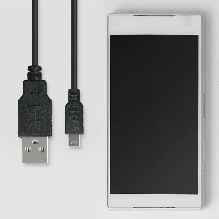 Qoltec USB A patinas | Mini USB B kištukas | 1,8 m