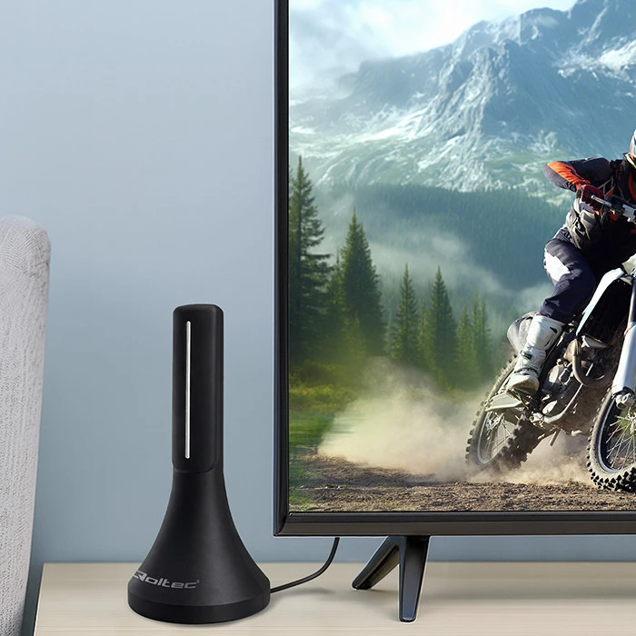 Qoltec vidinė DVB-T/T2 TV antena 32dBi 4K 4m