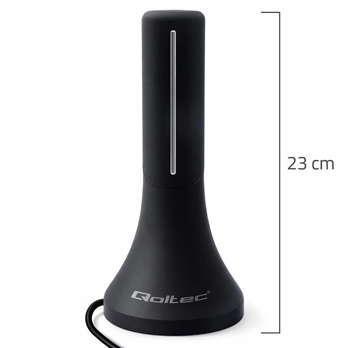 Qoltec vidinė DVB-T/T2 TV antena 32dBi 4K 4m