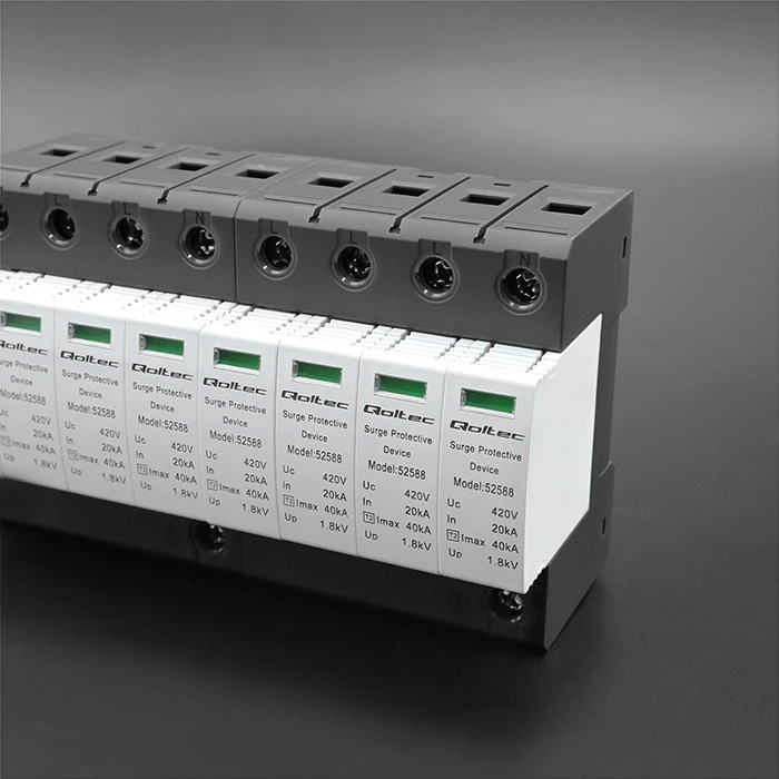 QOLTEC 52588 kintamosios srovės viršįtampio iškroviklis / 4P / 420V / T2 / BC